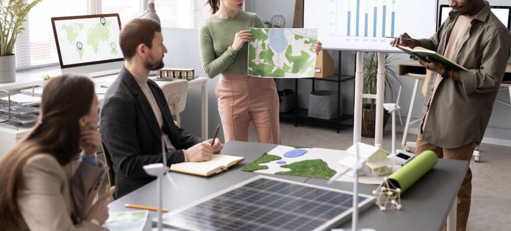 Réunion pour sensibiliser aux gestes eco-responsables.