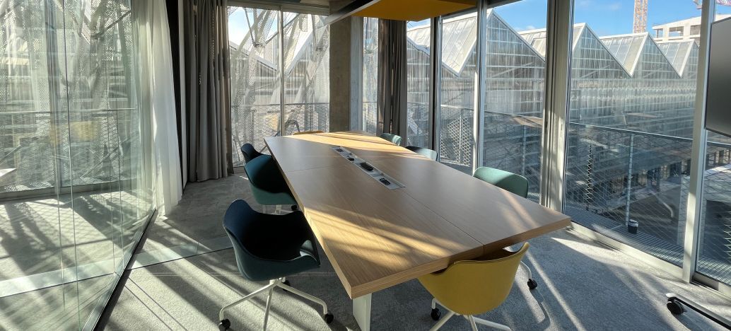 Salle de réunion bureaux Becouze à Nantes