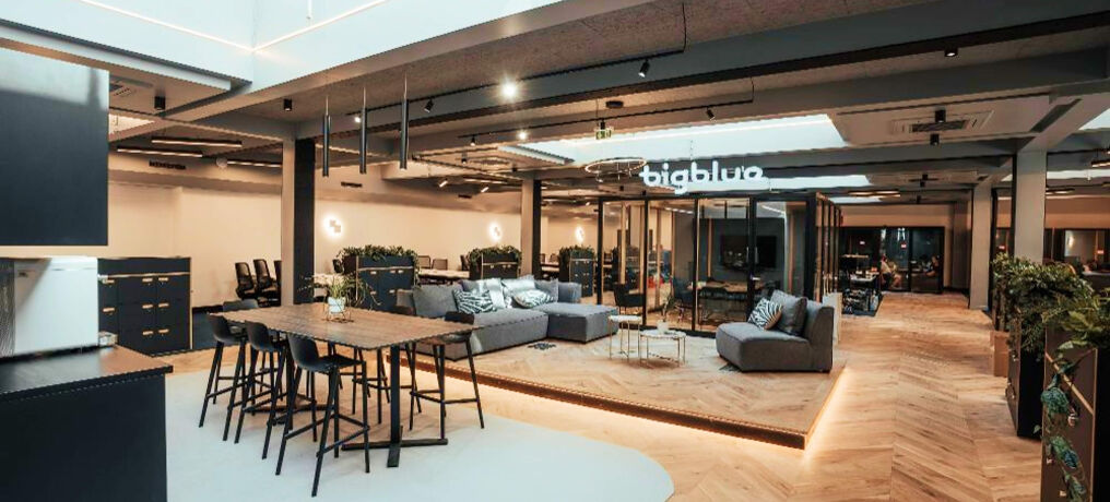 Les nouveaux bureaux de la société Bigblue