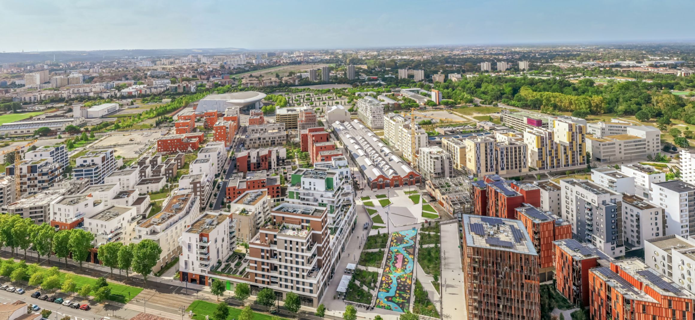 Éco-quartier de la Cartoucherie à Toulouse
