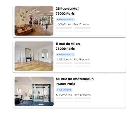 Sélection d'offres de bureaux à Levallois-Perret