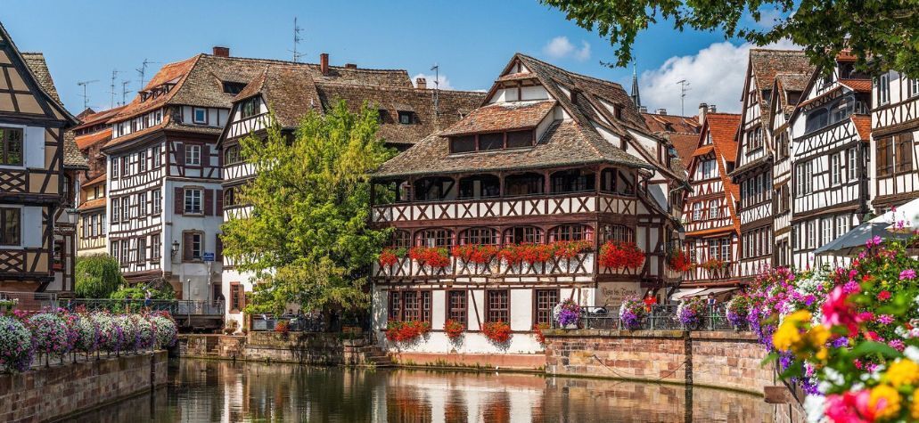 Vue sur la ville de Strasbourg