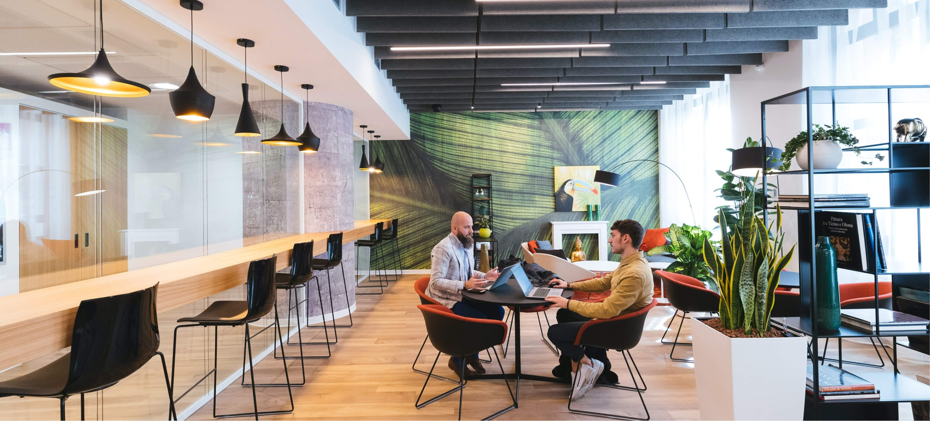 Espace de vie dans un coworking
