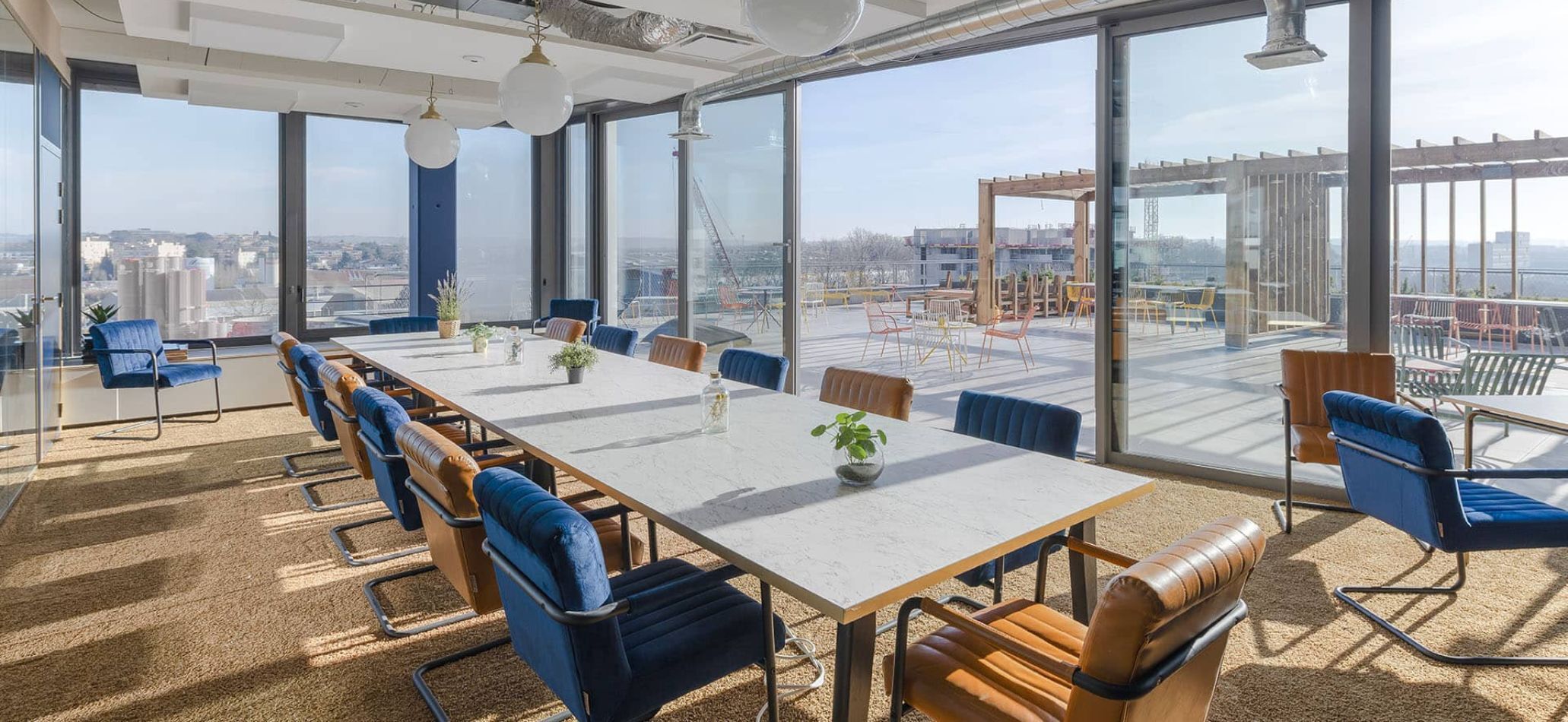 Salle de réunion au sein de l'espace Now Coworking Toulouse