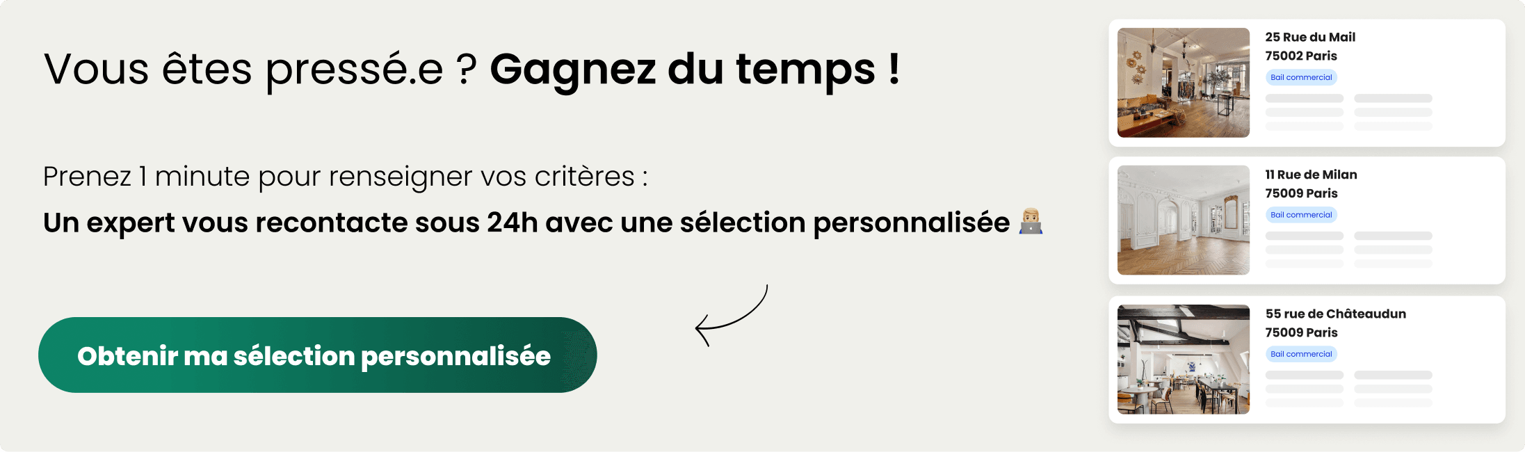 Obtenir ma sélection personnalisée 