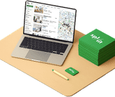 Illustration of a desk