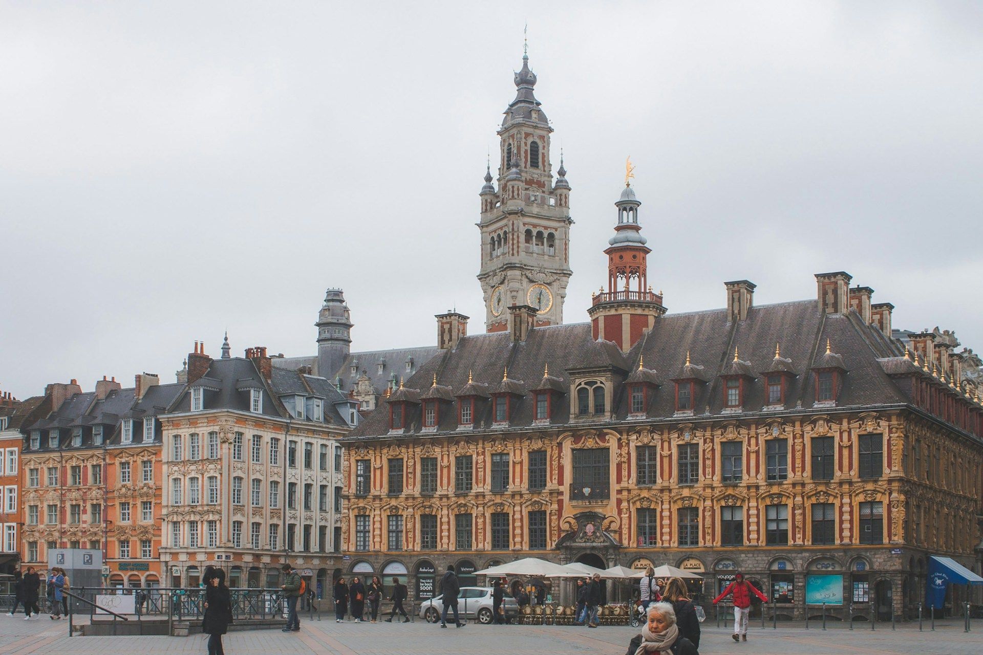 Ville de Lille. Photo de la Grande Place.