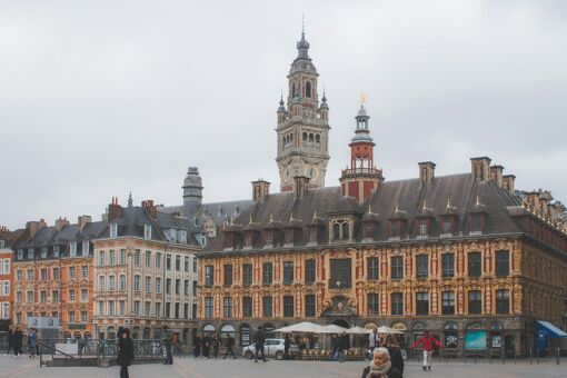 Ville de Lille. Photo de la Grande Place.