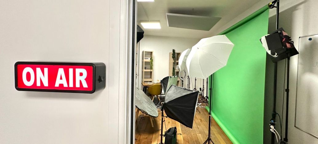 Le nouveau studio d'enregistrement d'Explore Media