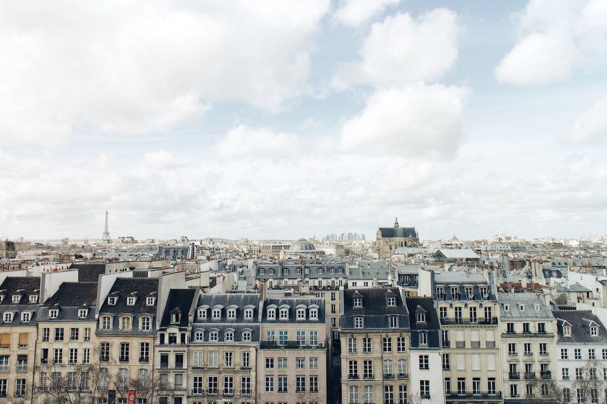 Vue des toits de Paris
