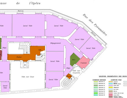 Bureaux du 21 Avenue de l'Opéra Paris