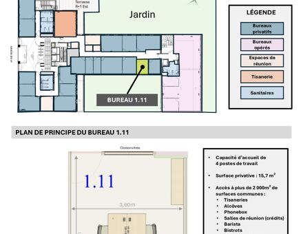 Bureaux du 65 Rue Ordener Paris