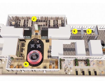 Bureaux du 8 Rue Jean Antoine de Baïf Paris