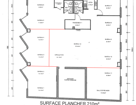 Bureaux du 44 Rue de Gigant Nantes