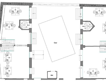 Bureaux du 13 Rue du Docteur Lancereaux Paris