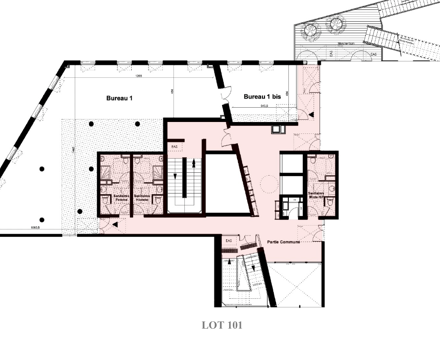 Bureaux du 1246 Avenue Raymond Dugrand Montpellier