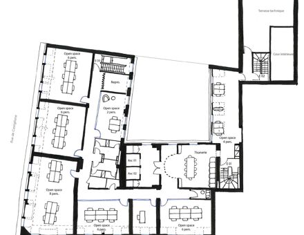 Bureaux du 232 Rue de Rivoli Paris