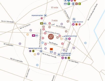Bureaux du 27 Rue des Petites Ecuries Paris