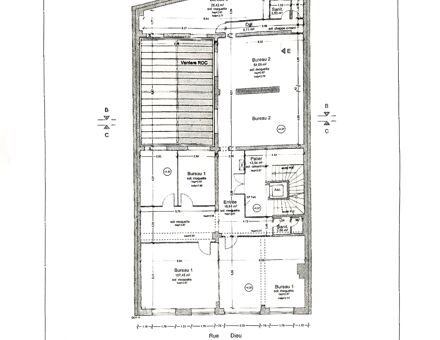 Bureaux du 11 Rue Dieu Paris
