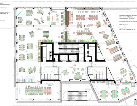 Bureaux du 54 Boulevard de Berlin Nantes
