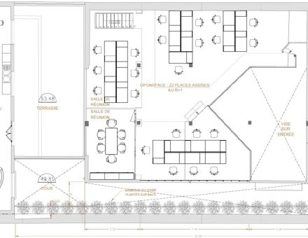 Bureaux du 108 Rue des Dames Paris