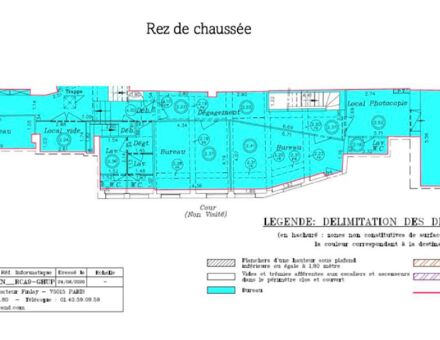 Bureaux du 42 Boulevard de la Bastille Paris