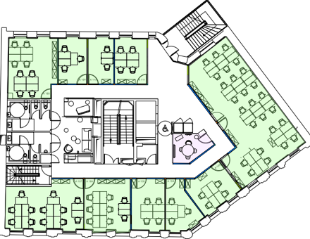 Bureaux du 18 Boulevard Malesherbes Paris