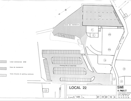 Bureaux du 6 Boulevard gueidon Marseille