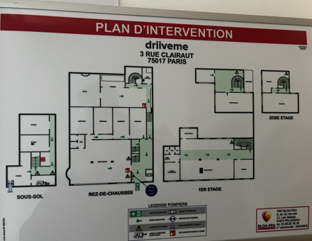 Bureaux du 3 Rue Clairaut Paris