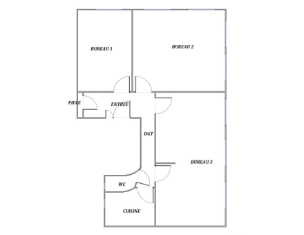 Bureaux du 29 Rue de Palestro Paris