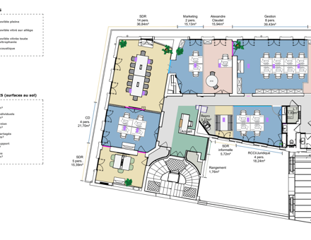 Bureaux du 90 Rue de Miromesnil Paris