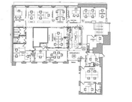Bureaux du 38 Rue Brunel Paris