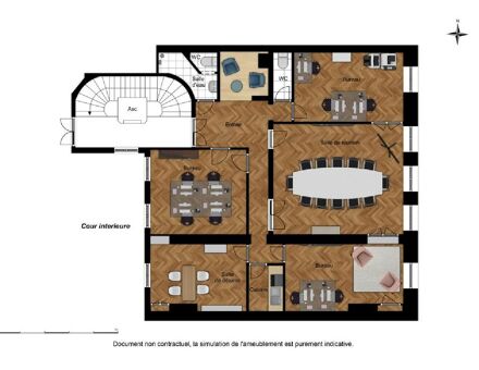 Bureaux du 23 Rue de Choiseul Paris