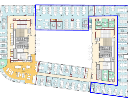 Bureaux du 198 Avenue de France Paris