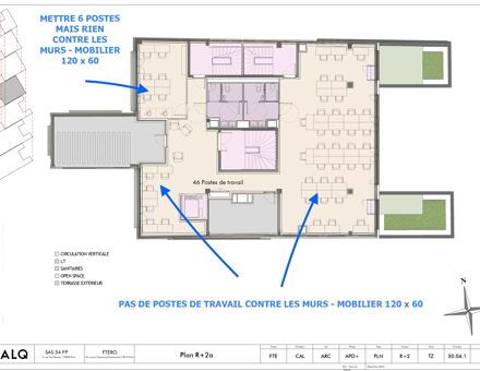 Bureaux du 54 Rue du Faubourg Poissonnière Paris