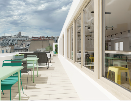 Bureaux du 60 Rue d'Hauteville Paris
