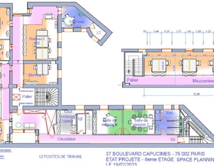 Bureaux du 37 Boulevard des Capucines Paris