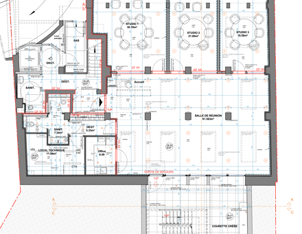 Bureaux du 28 Rue Bayard Paris