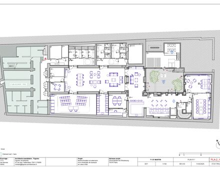 Bureaux du 71 Rue du Faubourg Saint-Martin Paris