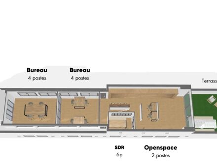 Bureaux du 163 Quai du Docteur Dervaux Asnières-sur-Seine
