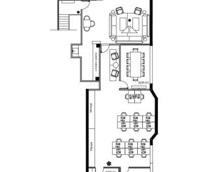 Bureaux du 84 Rue Beaubourg Paris