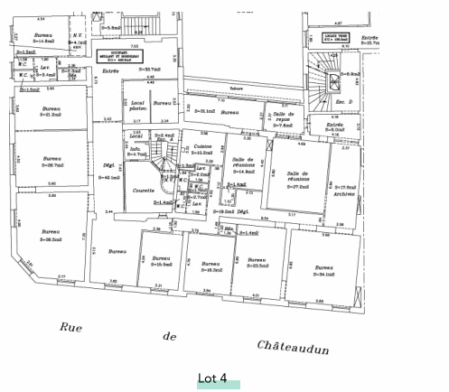 Image des bureaux au 28 Rue de Châteaudun, Paris 9 - Bureaux à louer