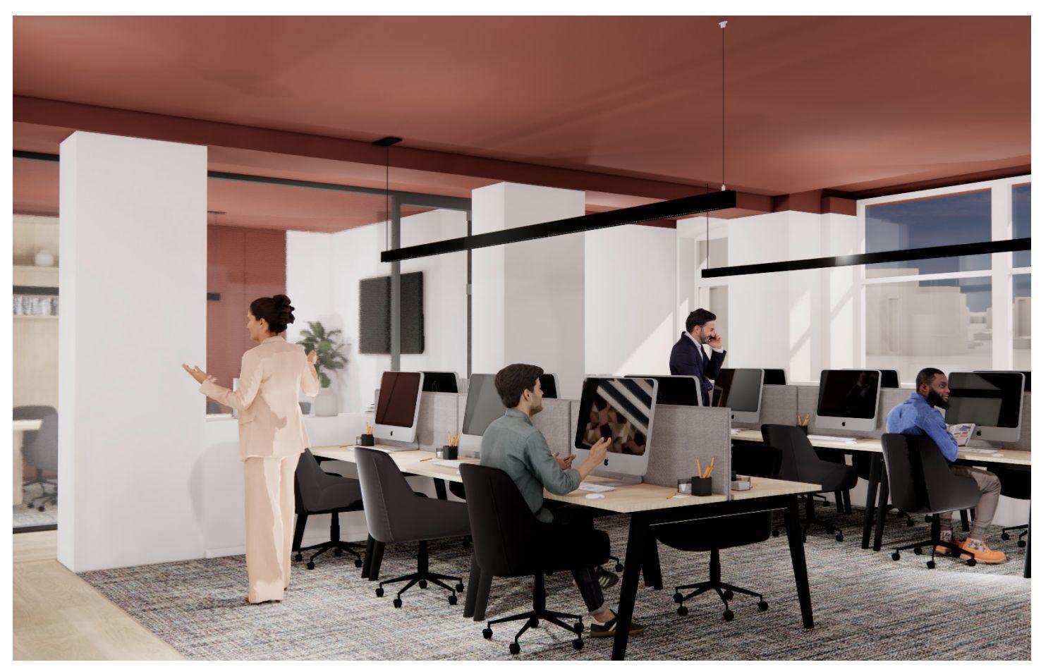 Image des bureaux au 68 Rue Nollet, Paris 17  - Bureaux à louer
