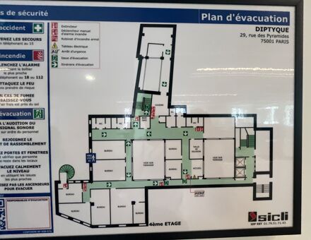 Bureaux du 29 Rue des Pyramides Paris