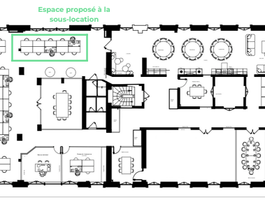 Bureaux du 83 Boulevard de Sébastopol Paris