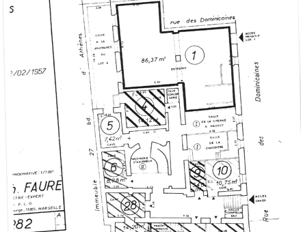 Bureaux du 29 Boulevard d'athenes Marseille