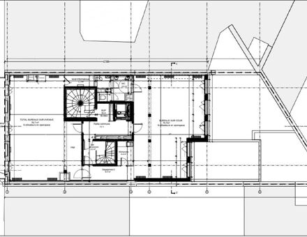 Bureaux du 152 Avenue de Wagram Paris