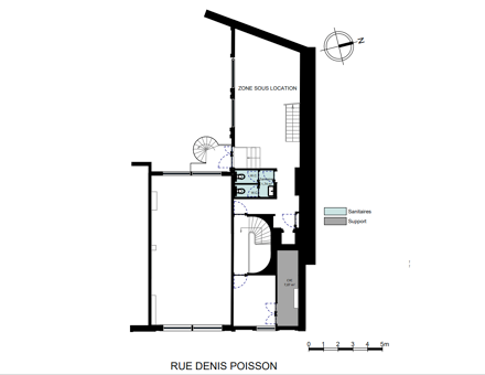 Bureaux du 9 Rue Denis Poisson Paris
