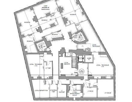 Bureaux du 105 Rue Réaumur Paris