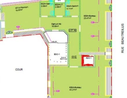 Bureaux du 2 Rue Neuve Saint-Pierre Paris